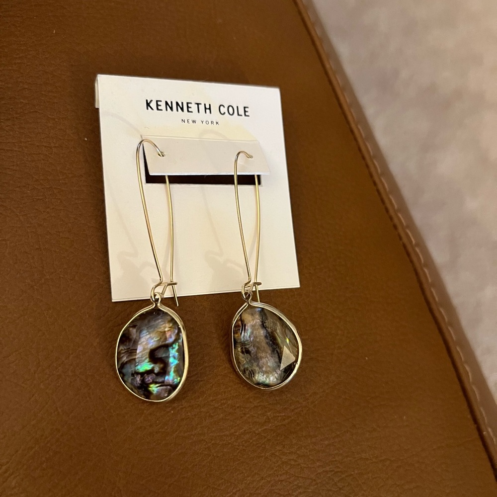 Kenneth Cole Gold Tone Drop Earrings